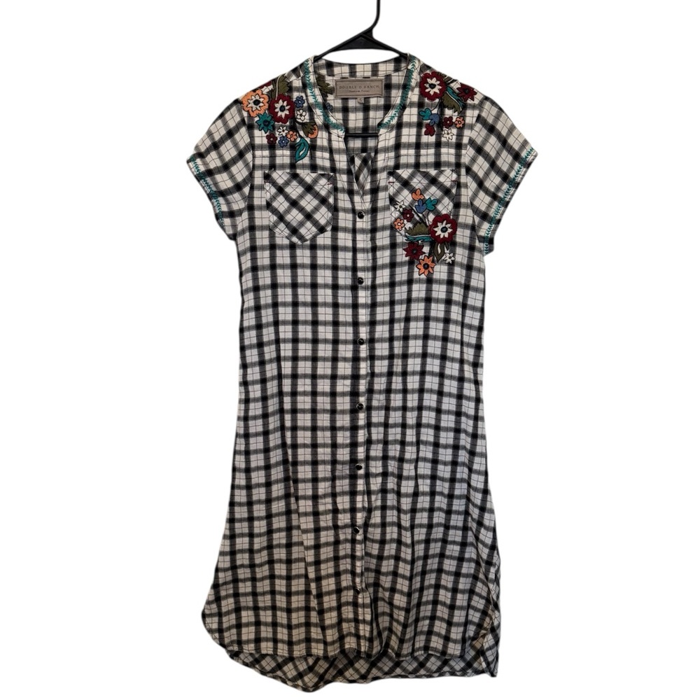 Double D Ranch Dress With Flower Details Size Small